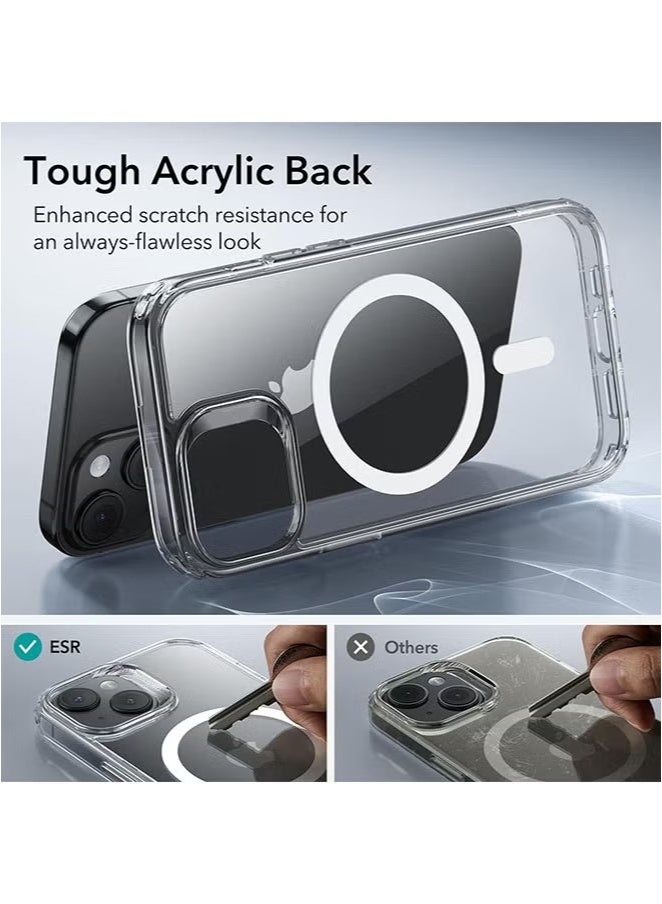 غطاء حماية شفاف مغناطيسي ايفون 15 | مضاد للاصفرار ومقاوم للخدش | مقاوم للصدمات مع زوايا واقي الهواء | حافظة قوية متوافقة مع MagSafe - Image 5