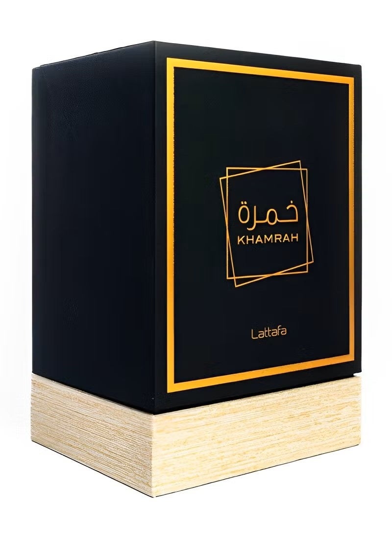 Lattafa Khamrah Eau de Parfum 100ml – Sweet Warm Spicy Vanilla Fragrance, Long Lasting Unisex Perfume - Image 1
