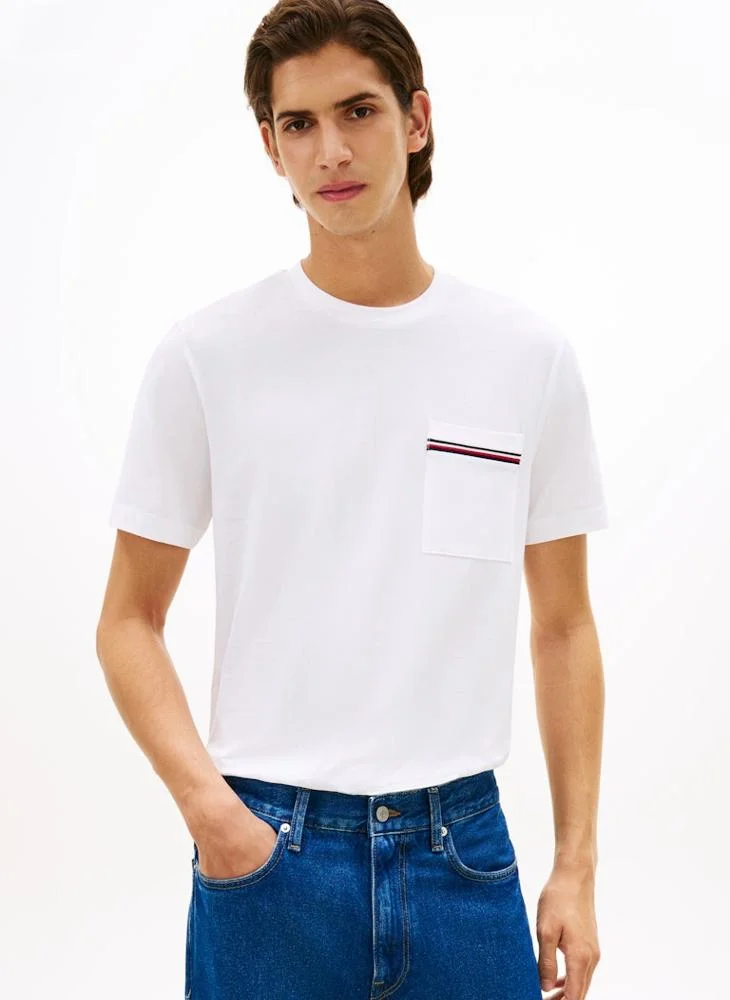 Global Stripe Pocket Pique Jersey T-Shirt