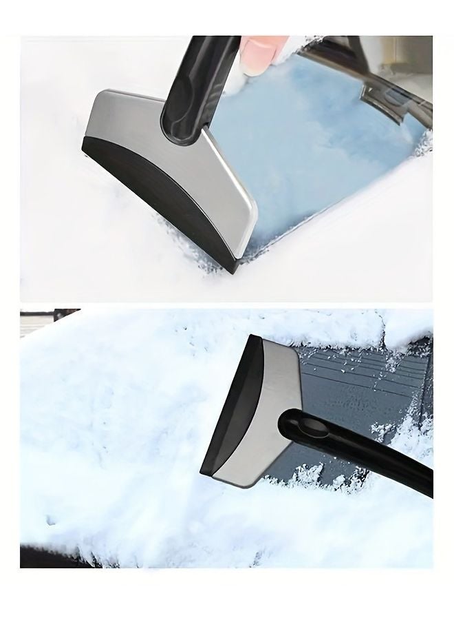 قطعتان فرشاة ثلج للسيارة لإزالة وتنظيف ثلج النافذة الأمامية للسيارة - Image 5