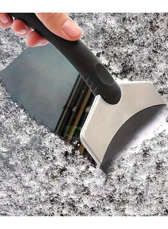 قطعتان فرشاة ثلج للسيارة لإزالة وتنظيف ثلج النافذة الأمامية للسيارة - Image 3