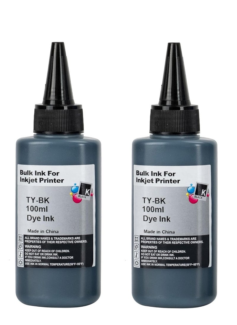 Generic - Cartridge Refill Ink For All Printer Set (Black.100ml) - Image 1