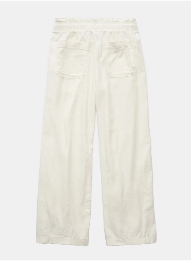 American Eagle AE Dreamy Drape Linen-Blend Pull-On Pant