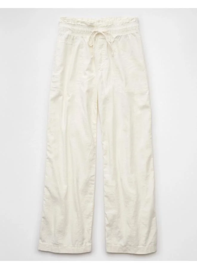 American Eagle AE Dreamy Drape Linen-Blend Pull-On Pant