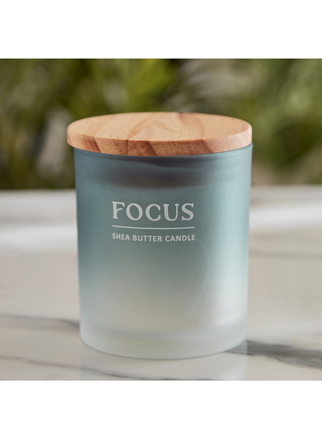 Home Box Nourish Focus Jar Candle with Wooden Lid 206 g  - Image 1