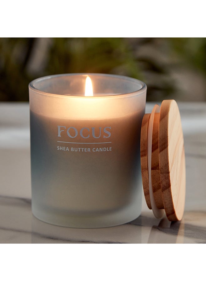 Home Box Nourish Focus Jar Candle with Wooden Lid 206 g  - Image 2