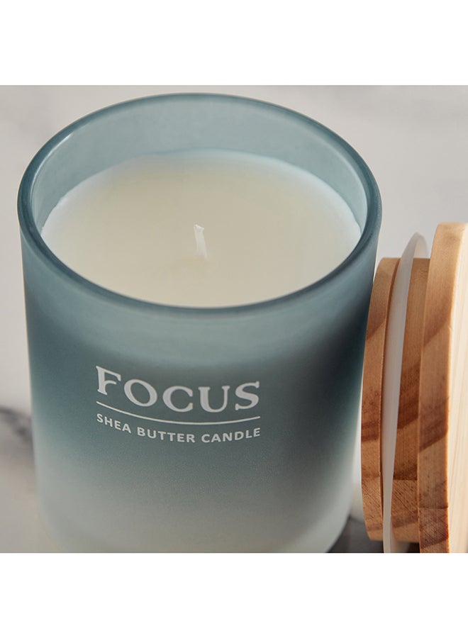 Home Box Nourish Focus Jar Candle with Wooden Lid 206 g  - Image 3