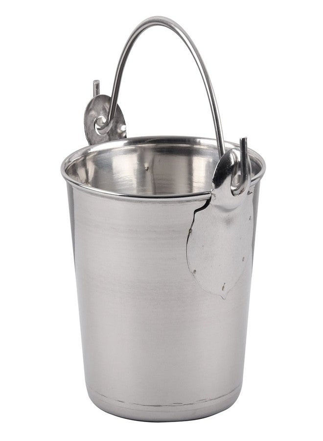 Lindy's 1-Quart Stainless Steel Bucket, Durable Seamless Bucket for Many Home Tasks, Carry Water or Milk, Fill with Food, Use as a Flower Pot, Cleaning Bucket, Table Centerpiece and Much More - Image 2
