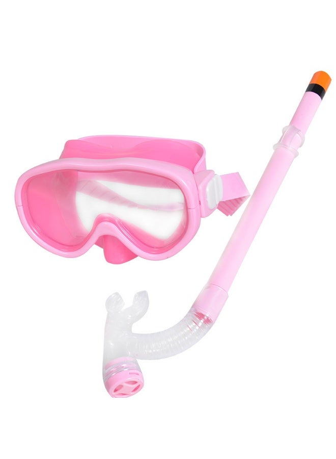 KUYING New Children's Diving Goggles Breathing Tube PE Edge Bone Bag Set