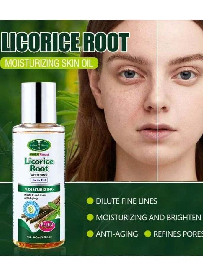 Aichun beauty licorice root whitening skin oil - Image 1