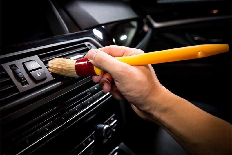 Chemical Guys Heavy Duty Interior & Exterior Dusting Brush, Yellow, 8 Inch - Image 5