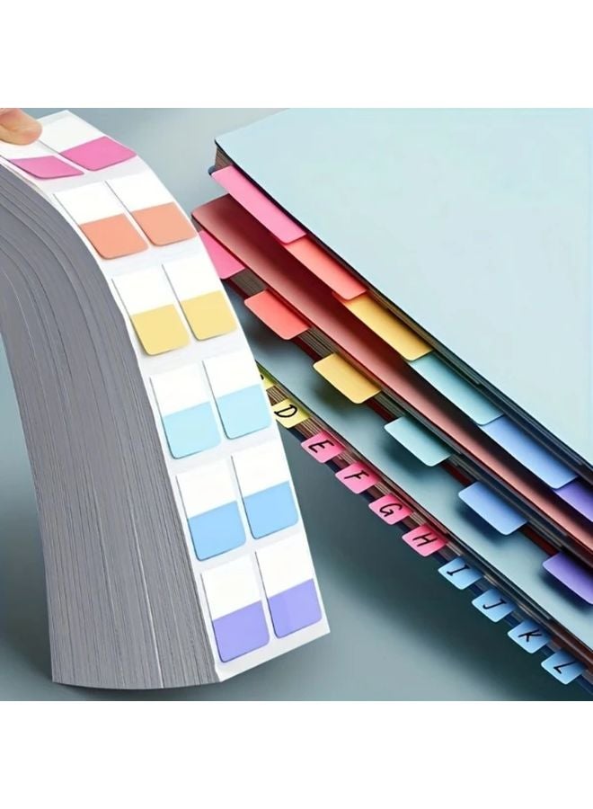 120 Pcs Colorful Plastic Index Tabs Reusable Page Markers Medium Size For Office File Organization - Image 3