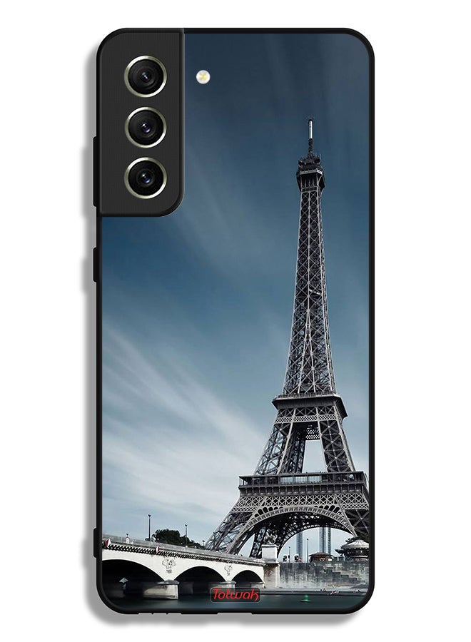 Tolwak Samsung Galaxy S21 FE 5G Protective Case Cover Eiffel Tower - Image 3