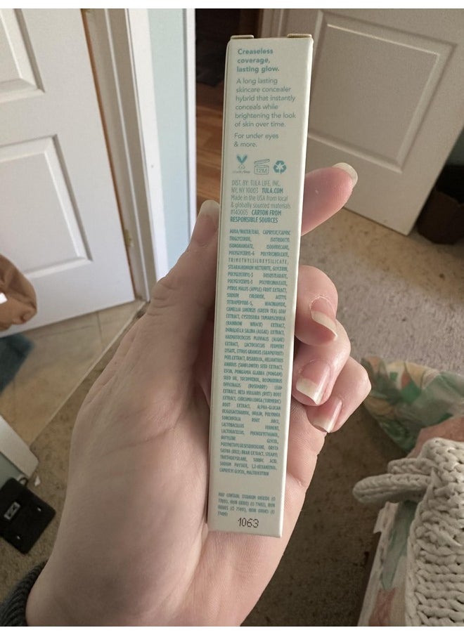 TULA TULA Skin Care Radiant Skin Brightening Serum Concealer - Conceals Dark Circles & Discoloration, Longwearing & Crease-Resistant, Brightens the Appearance of Skin Over Time, Shade 120, 0.18 fl oz.  - Image 5