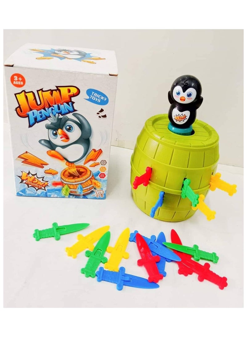 Generic Jump Penguin Barrel Game for Kids – Surprise Pop-Up Penguin Toy with Colorful Swords – Fun Family & Party Game for Boys and Girls Ages 3+ - Image 2