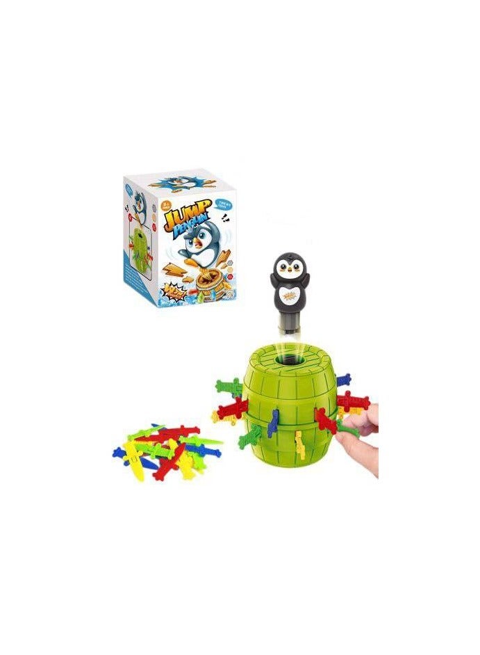 Generic Jump Penguin Barrel Game for Kids – Surprise Pop-Up Penguin Toy with Colorful Swords – Fun Family & Party Game for Boys and Girls Ages 3+ - Image 3