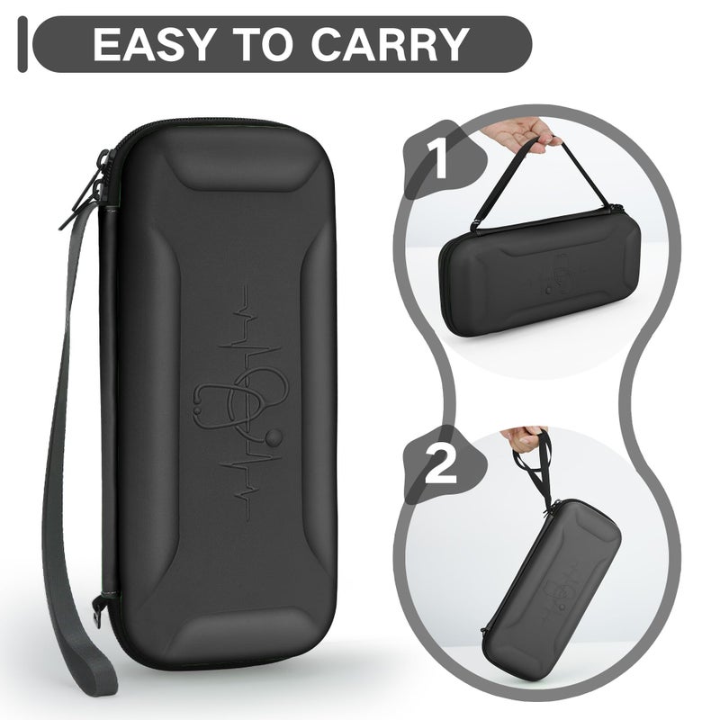 MOSLA Stethoscope Case for 3M Littmann Classic III,Lightweight II S.E. Cardiology IV,Nurse Gift Hard Organizer Portable Carry Travel Cover Storage Bag with Vital Medical Supplies - Image 2