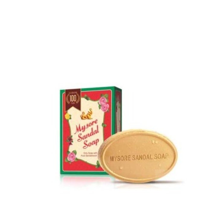 مايسور صندل صابون الاستحمام الأصلي "مايسور صندل" (Mysore Sandal) بوزن 75 جم | خشب الصندل | طبيعي | صابون استحمام مرطب - Image 2