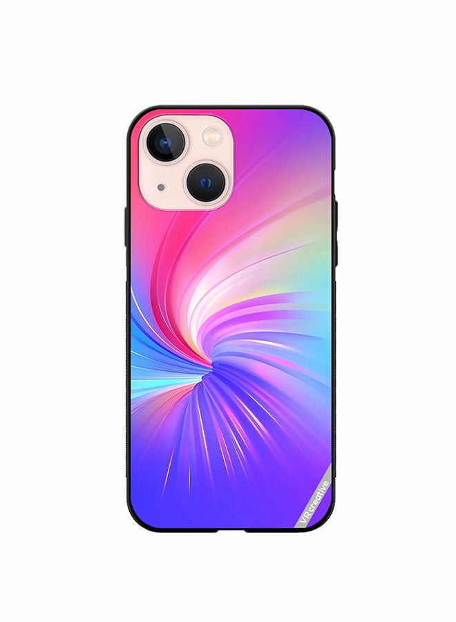 VR CREATIVE Protective Case Cover For Apple iPhone 13 Layers Design Multicolour - Image 1