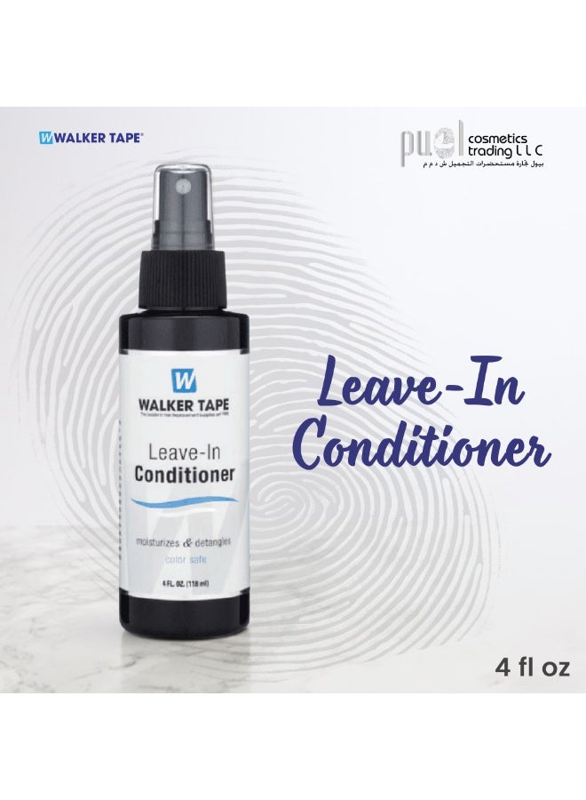 Walker Tape® Leave-In Conditioner Spray 4 fl oz – Hair System Detangler & Defrizz Treatment – Color-Safe Hair Care for Wigs, Toupees, Extensions & Natural Hair – Moisturizing Leave-In Spray to Rejuvenate Bio Hair & Extend Hair System Life - Image 3