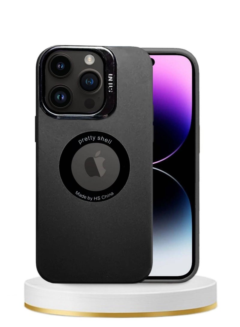 Techie Camera Guard Kickstand with Magnetic Transparent Hole Back Cover Case Shockproof Protection For Apple Iphone 14 Pro Max - Image 1