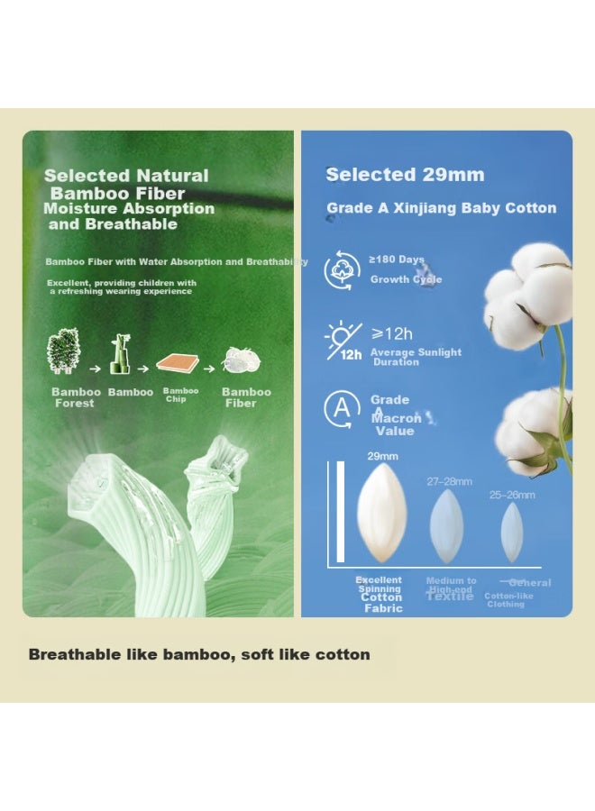 Like Uu Enlightenment First Stage Camisole Bra, Girls' Underwear, Puberty Bra For Older Girls, Pearl White - Image 1