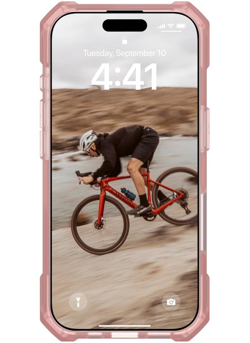 Urban Armor Gear - UAG Essential Armor MagSafe for iPhone 16 PRO Case Cover [16 Feet Drop tested]  - Rose - Image 1