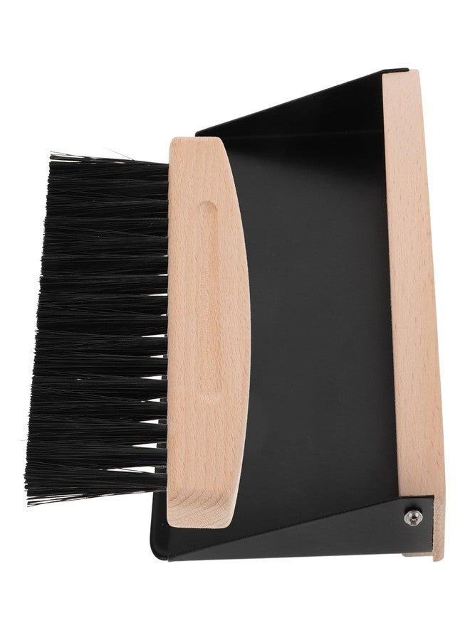 PartyKindom Magnetic Tabletop Crumbs Clean Set, Magnetic Sweeper Dustpan Set, Wooden Small Dustpan and Brush Set for Table Surface Crumbs - Image 3