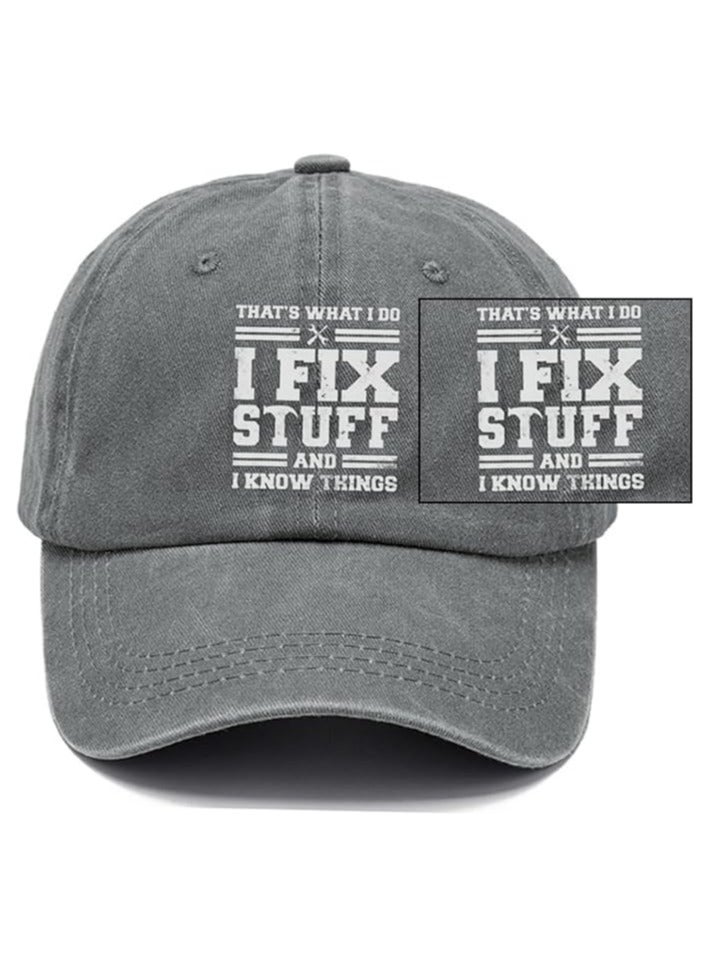 قبعة بيسبول كلاسيكية كلاسيكية رجالية قطنية كلاسيكية مغسولة وقابلة للتعديل، أفكار هدايا عيد ميلاد - Image 4