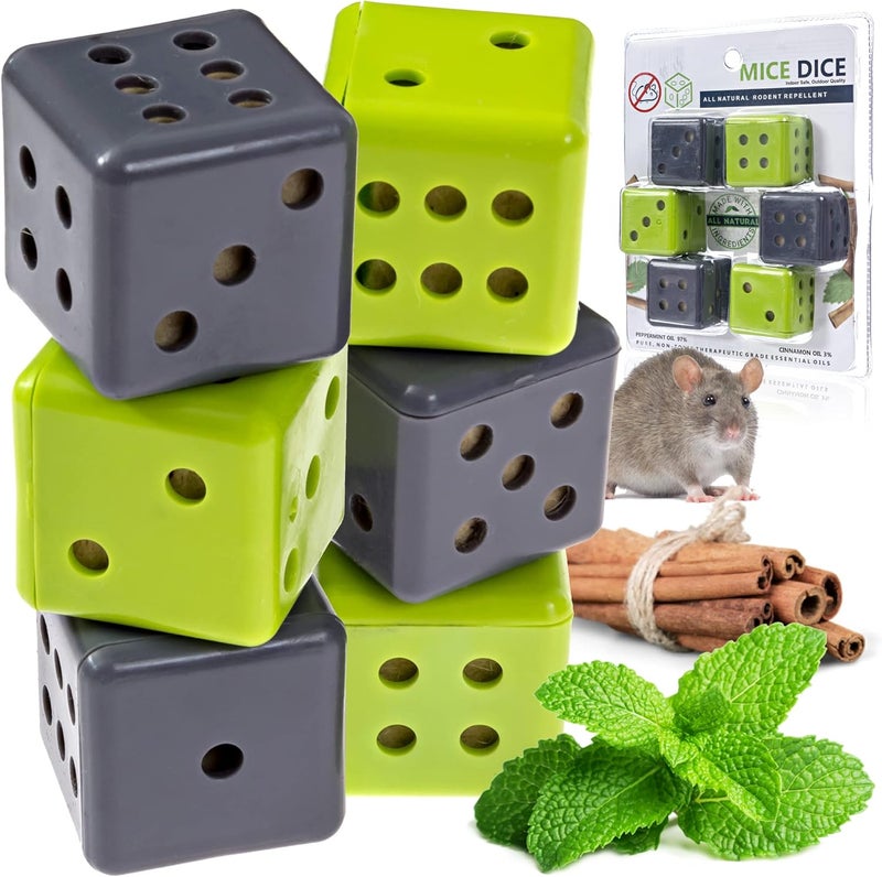 ARCHETYPE BRANDS Peppermint Oil for Mice - Mice Dice Mouse Solution for Home and Outdoor - 6 Pack - Image 2