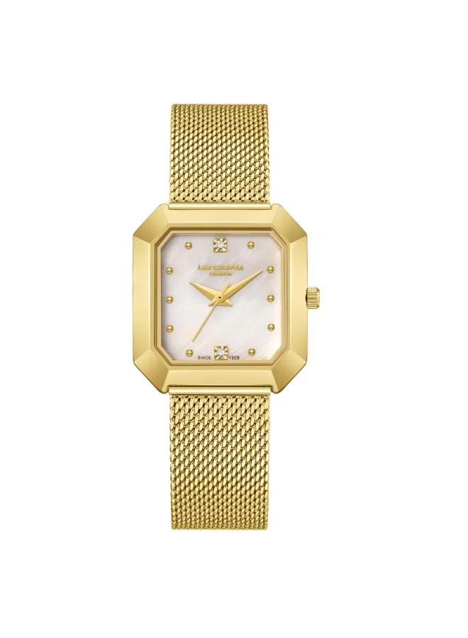 لي كوبر Women's Mesh Analog Watch LC08027.120 - 27 mm