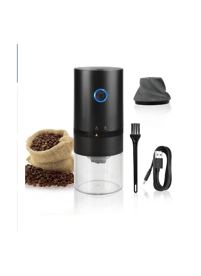 C M E Portable Electric Coffee Grinder Black  - Image 1