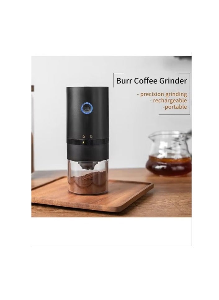 C M E Portable Electric Coffee Grinder Black  - Image 3
