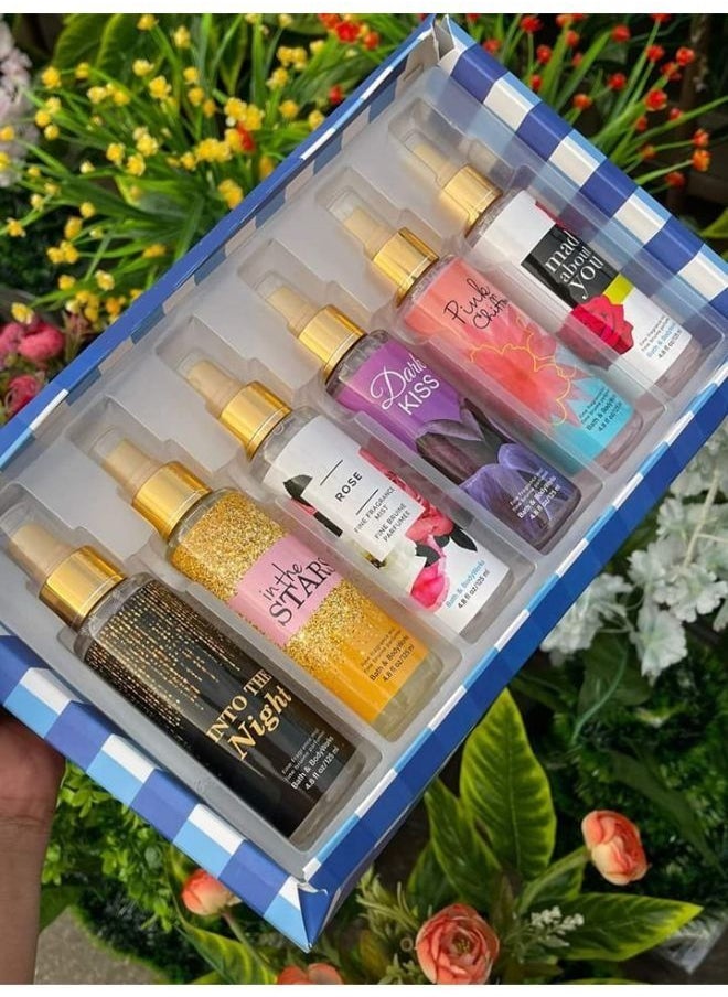 Bath and Body - Body Splash - Perfuming Body and Sensitive Places- 6 Different Scents - Image 1