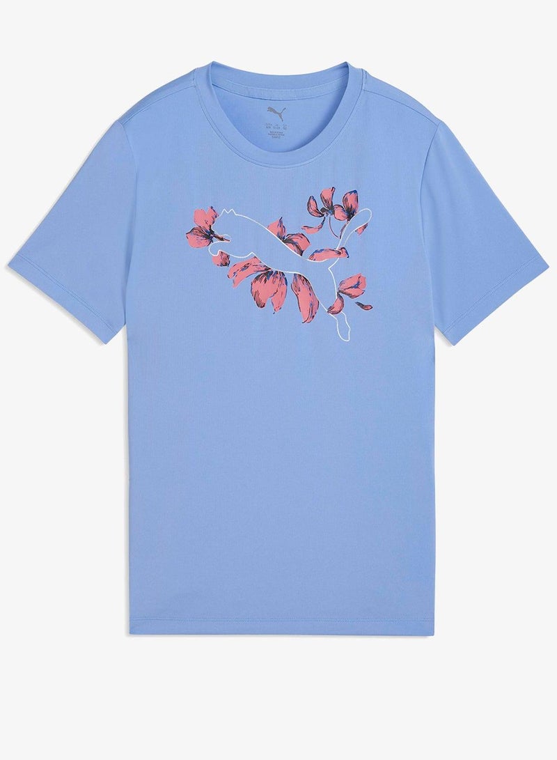 PUMA Youth Tad Essential Logo Graphic T-Shirt - Image 1