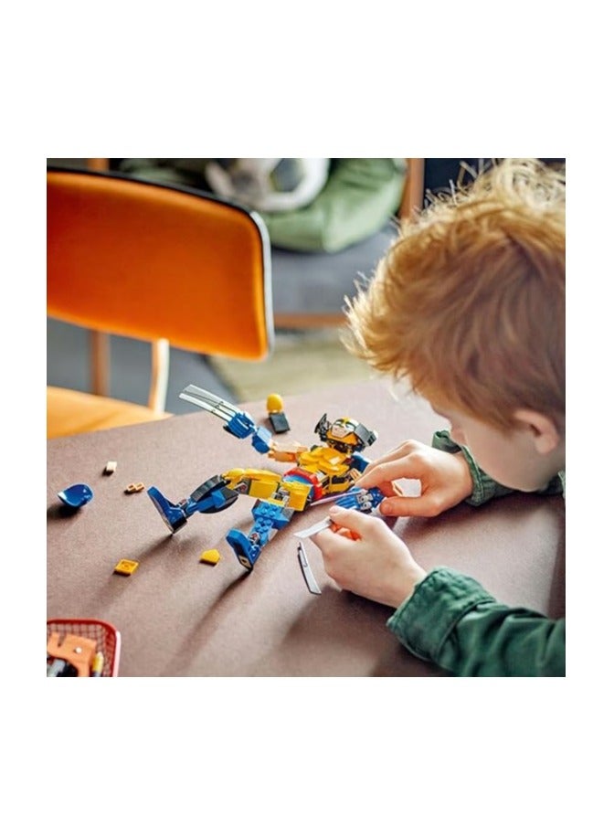 LEGO 76257 Marvel Wolverine Construction Figure, X-Men Action Figure Set with 6 Claw Elements, Play and Display Iconic Superheroes Collection, Collectible Toys - Image 5