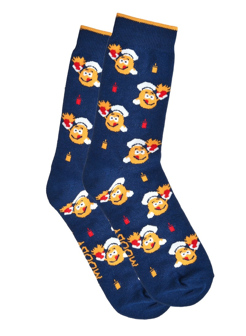 MOODY SOCKS Moody's Men Weheart Socks MF-7305-P3 Soft Cotton Crew Socks (Pack of 3, Mixed Colors)40-45 (EU). - Image 4