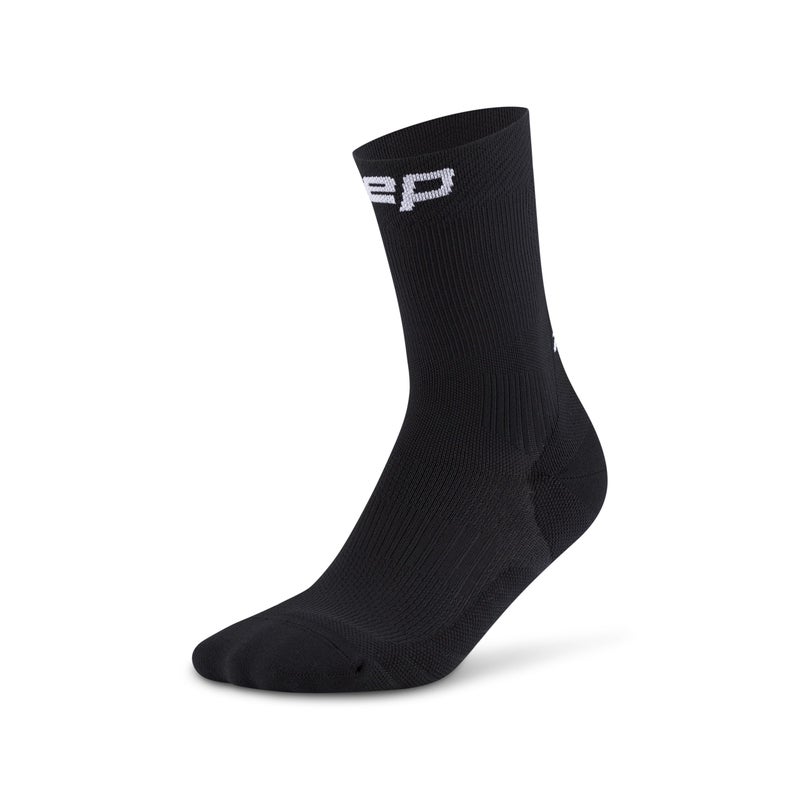 CEP Core Run Mid Cut Compression Socks 50 Black Unisex LG - Image 2