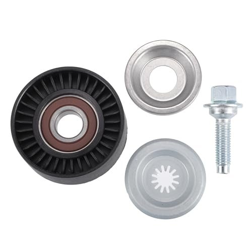 ACROPIX Drive Belt Idler Pulley Fit for Jeep Wrangler 6 Cyl 3.6L 2012-2019 No.4627039AA/4627041AA - Pack of 4 - Image 1