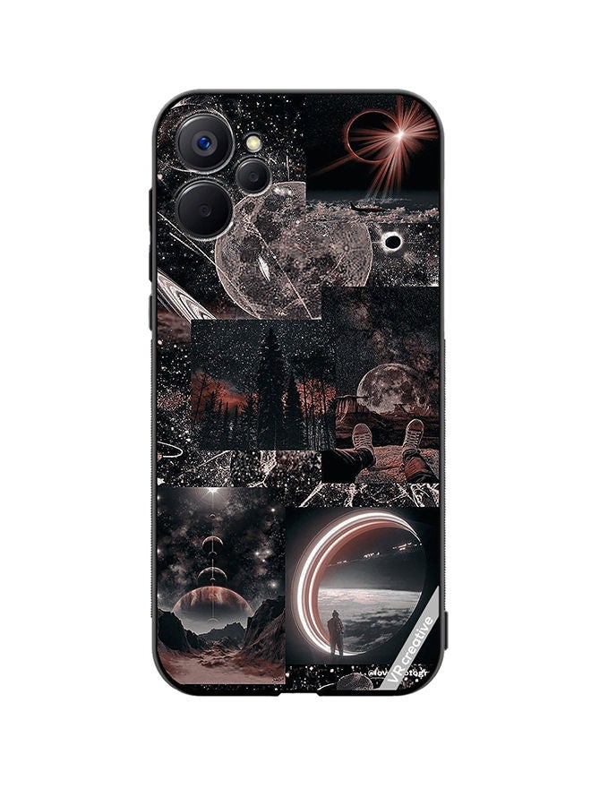 VR CREATIVE Protective Case Cover For Realme 9i 5G Galaxy Design Multicolour - Image 1