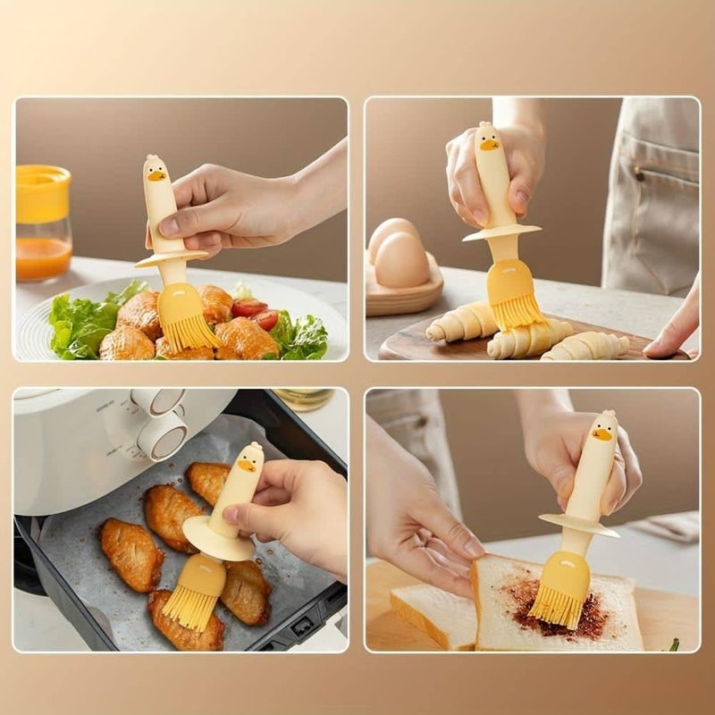 HELIMIX Glass Oil Dispenser with Basting Brush,Oil ghee containers for Kitchen Oil Brush for BBQ Pastry Grill Baking Kitchen Cooking Cooking Utensils Home Kitchen - Image 4
