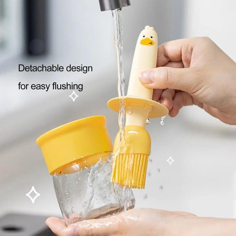HELIMIX Glass Oil Dispenser with Basting Brush,Oil ghee containers for Kitchen Oil Brush for BBQ Pastry Grill Baking Kitchen Cooking Cooking Utensils Home Kitchen - Image 5