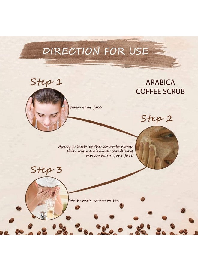 هيربيفا مقشر القهوة العربية، 250 مل | غني بزيت جوز الهند وزبدة الشيا | تجديد الجلد وإصلاح الخلايا - Image 3