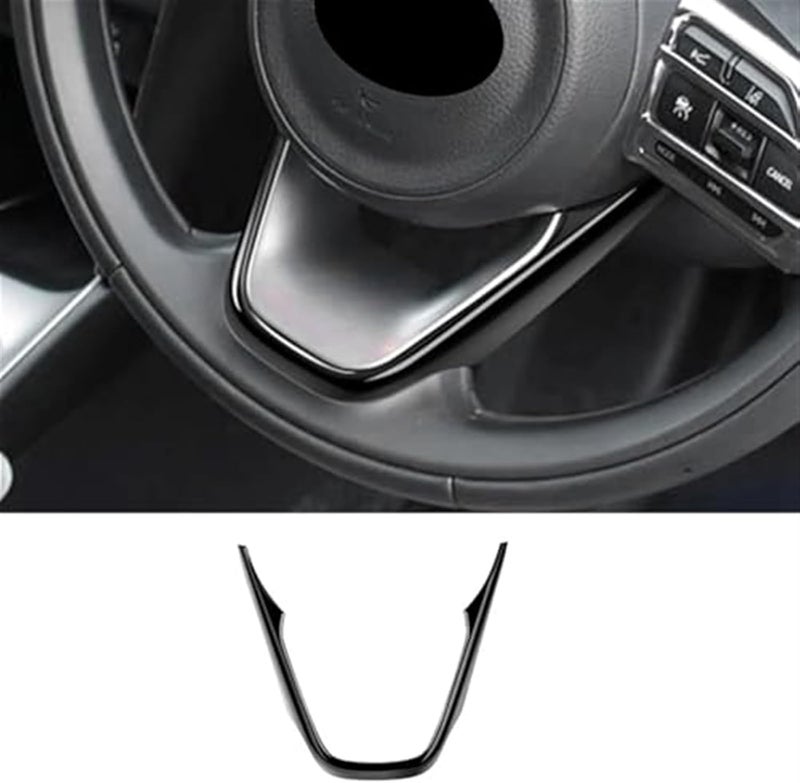 Wivplex Glossy Black V-Style Steering Wheel Trim for Toyota - Image 2