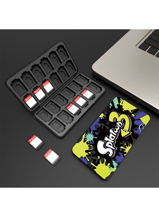 Switch Game Card Box Storage Game Card Bag Ns Game Card Box Soft Silicone Non-exposed Silicone Card Box-Product Color:Pikachu And Wonderful Frog Seeds (Single TF Card)