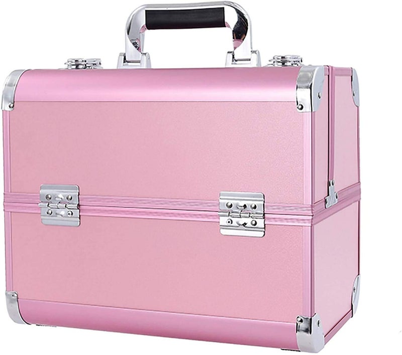 ADSON Floral 21 Cms Cosmetic Pouch (L_ACFGGY_Rose Pink) - Image 1