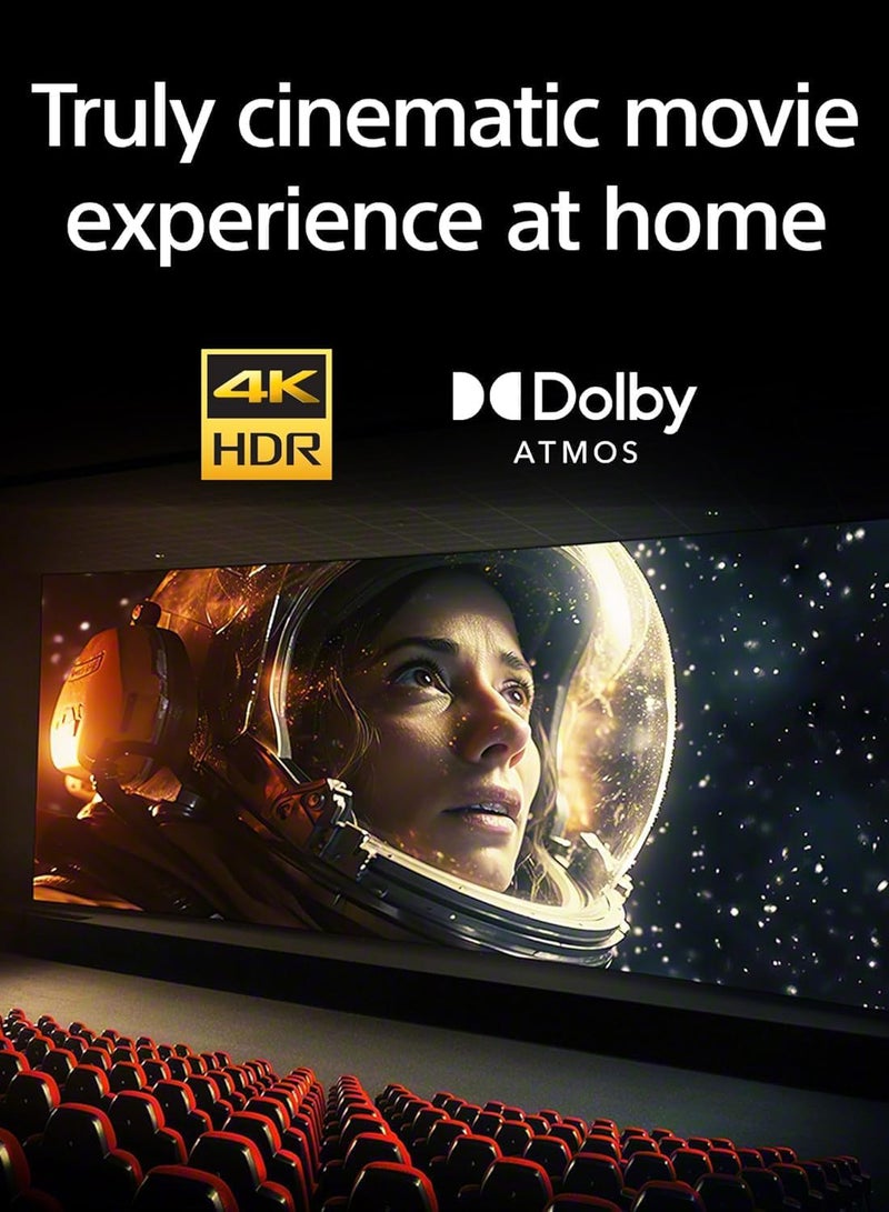 Sony BRAVIA 2 II 43 Inch 4K Ultra HD HDR LED Smart Google TV (2025 Model) with Dolby Atmos, Voice Control and PS Remote Play – K43S20M2 K-43S20M2 black - Image 4