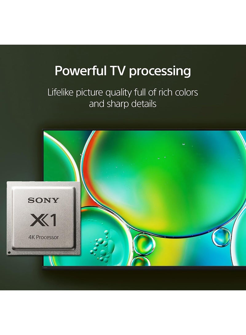 Sony BRAVIA 2 II 43 Inch 4K Ultra HD HDR LED Smart Google TV (2025 Model) with Dolby Atmos, Voice Control and PS Remote Play – K43S20M2 K-43S20M2 black - Image 2
