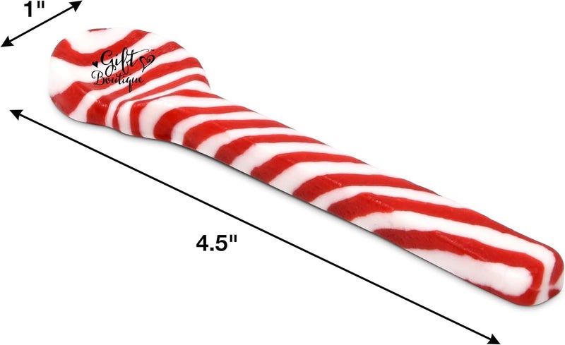 Gift Boutique Christmas Peppermint Candy Cane Spoons - 24 Pack - Image 5