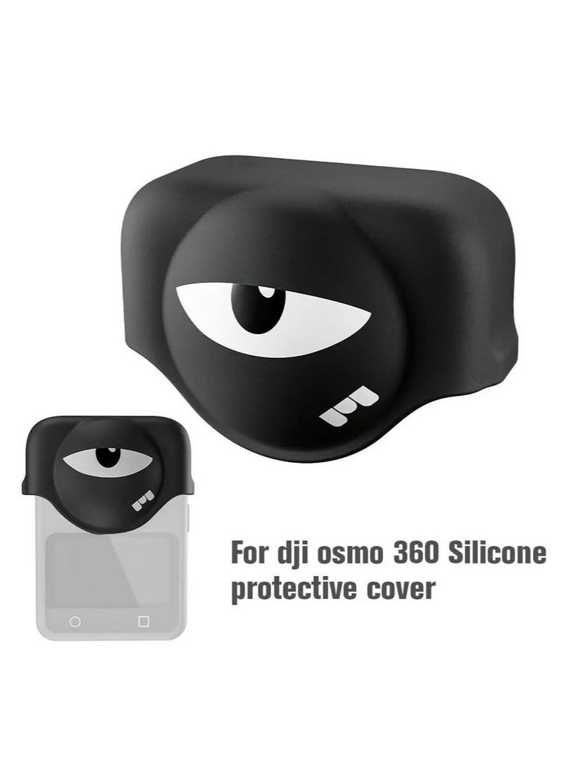 1pcs Silicone Lens Protective Cover For DJI OSMO 360 Panoramic Lens Cap Anti Fall Dustproof Case Sports Camera Accessories - Image 4